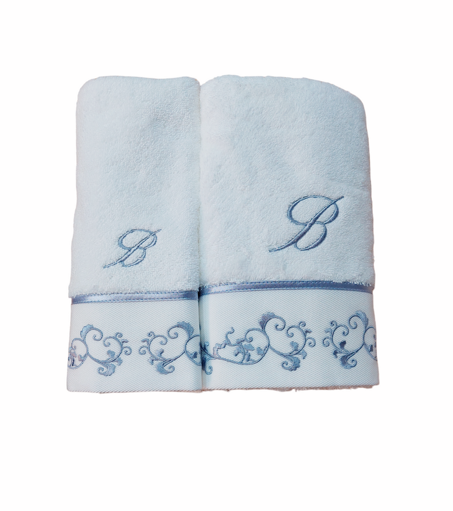 Set asciugamani 1+1 spugna Blumarine Home Collection art. Emanuela