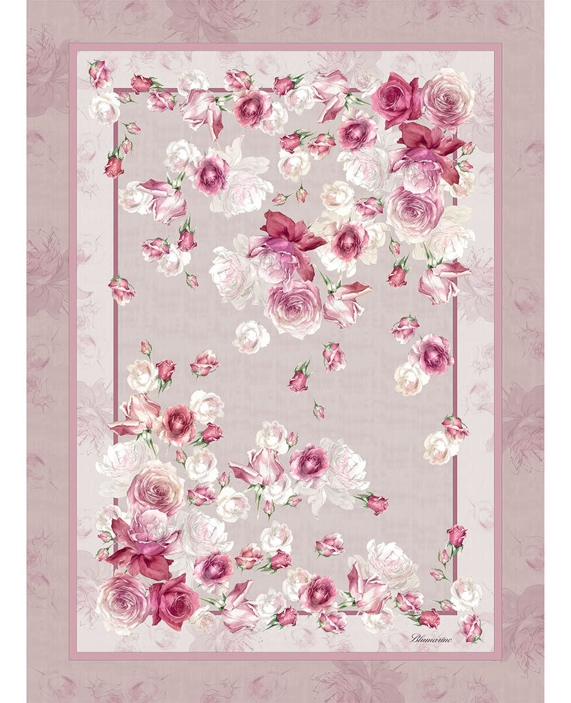 Plaid caldo pareo Blumarine Home Collection "Rose"