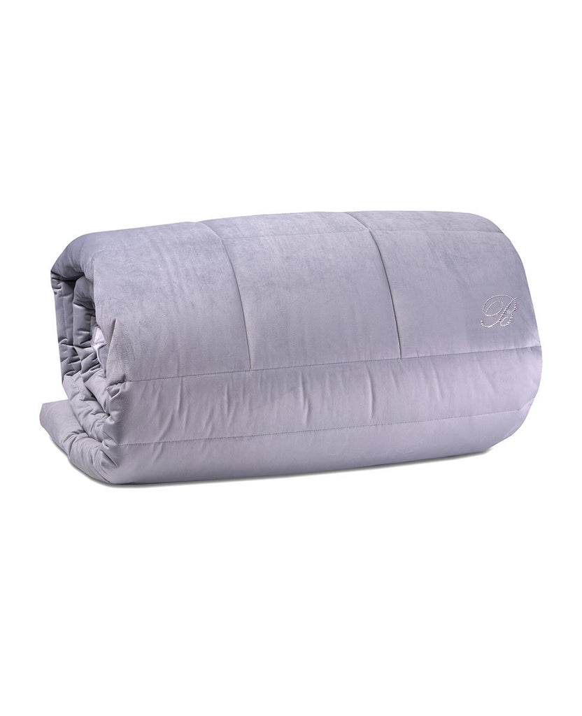 Trapunta matrimoniale Blumarine Home Collection art. Blu Velvet