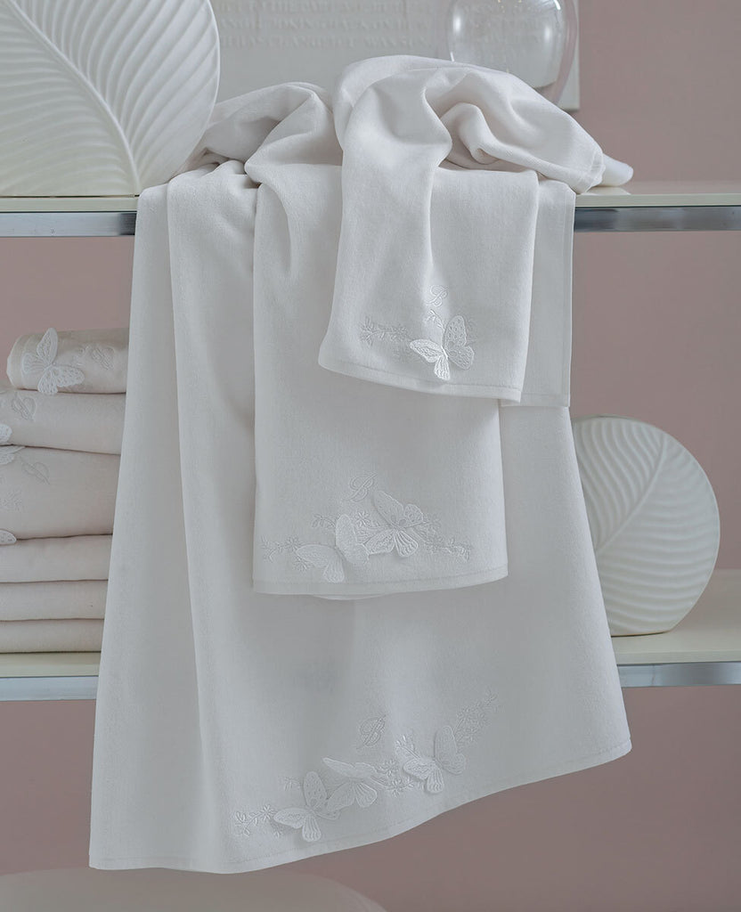 Set asciugamani 1+1 spugna Blumarine Home Collection art. Isabella