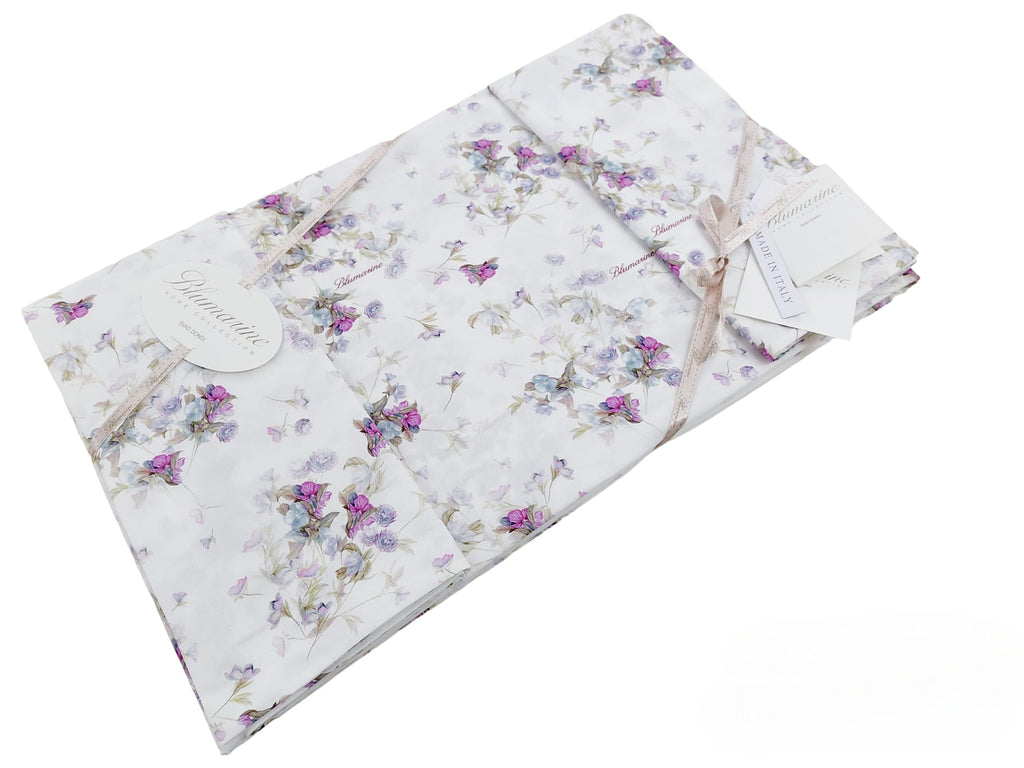Completo lenzuola matrimoniale Blumarine Home Collection art. Trilli