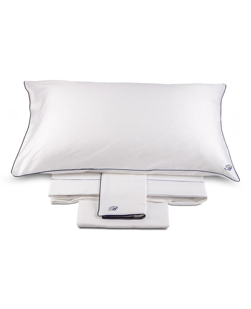 Completo lenzuola matrimoniale Blumarine Home Collection art. Profilo Blu