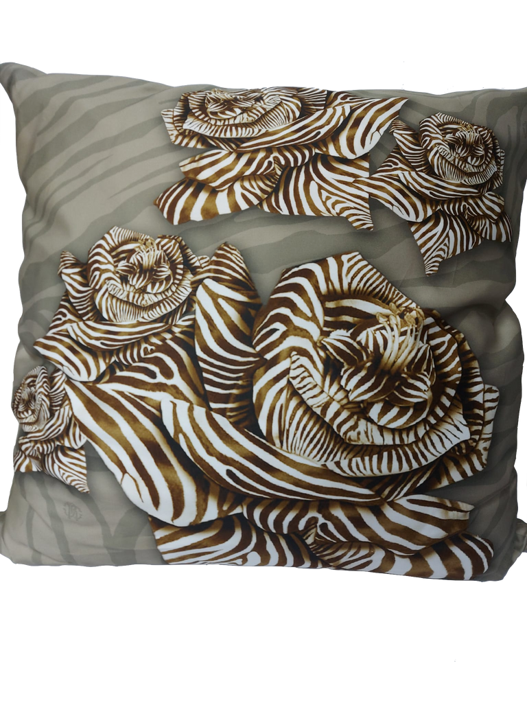 Cuscino arredo "Zebra Rose"
